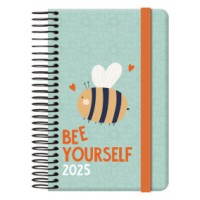 AGENDA 2025 CUTE SEMANA VISTA BOLSILLO  8,5 X 13 CM MODELO BEE DOHE 12909 - 25 (Espera 4 dias)